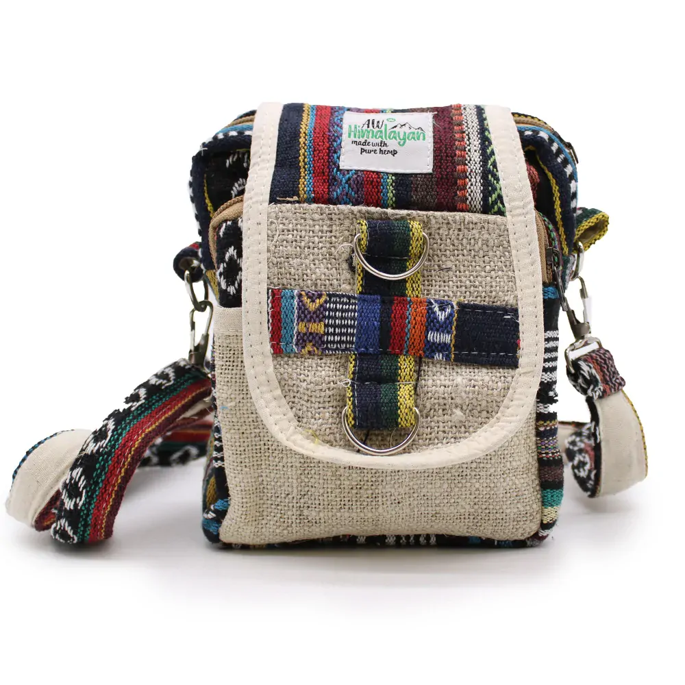 Konopná crossbody taška Himalayan - Jhari