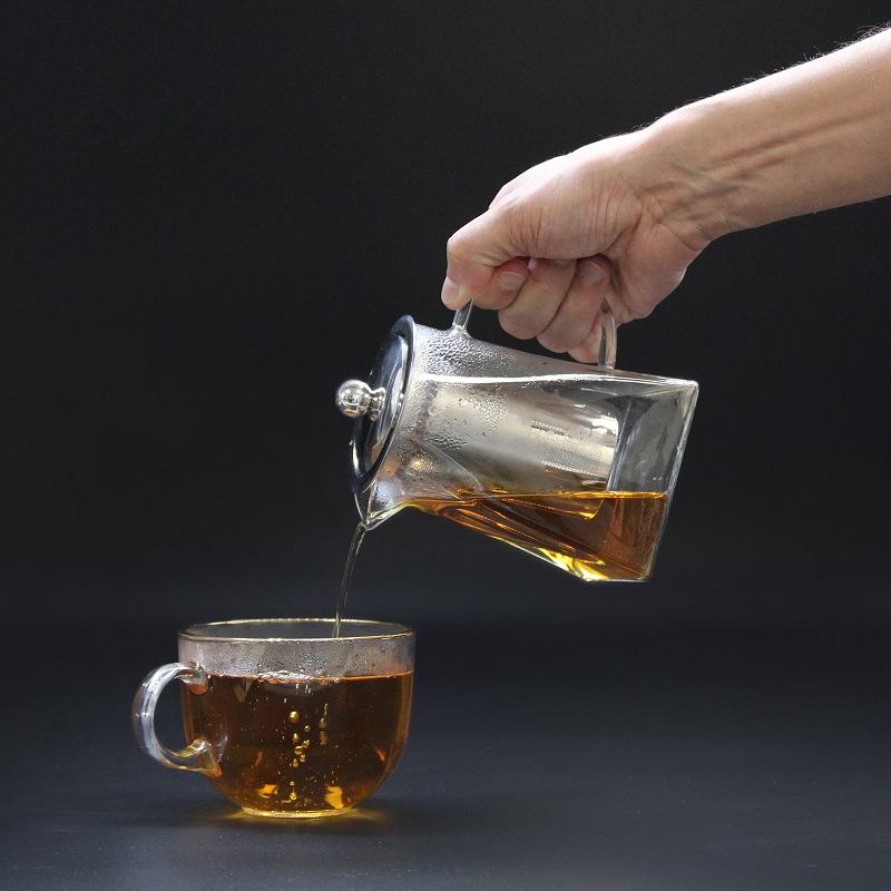 Sklenený čajník Veža 350 ml