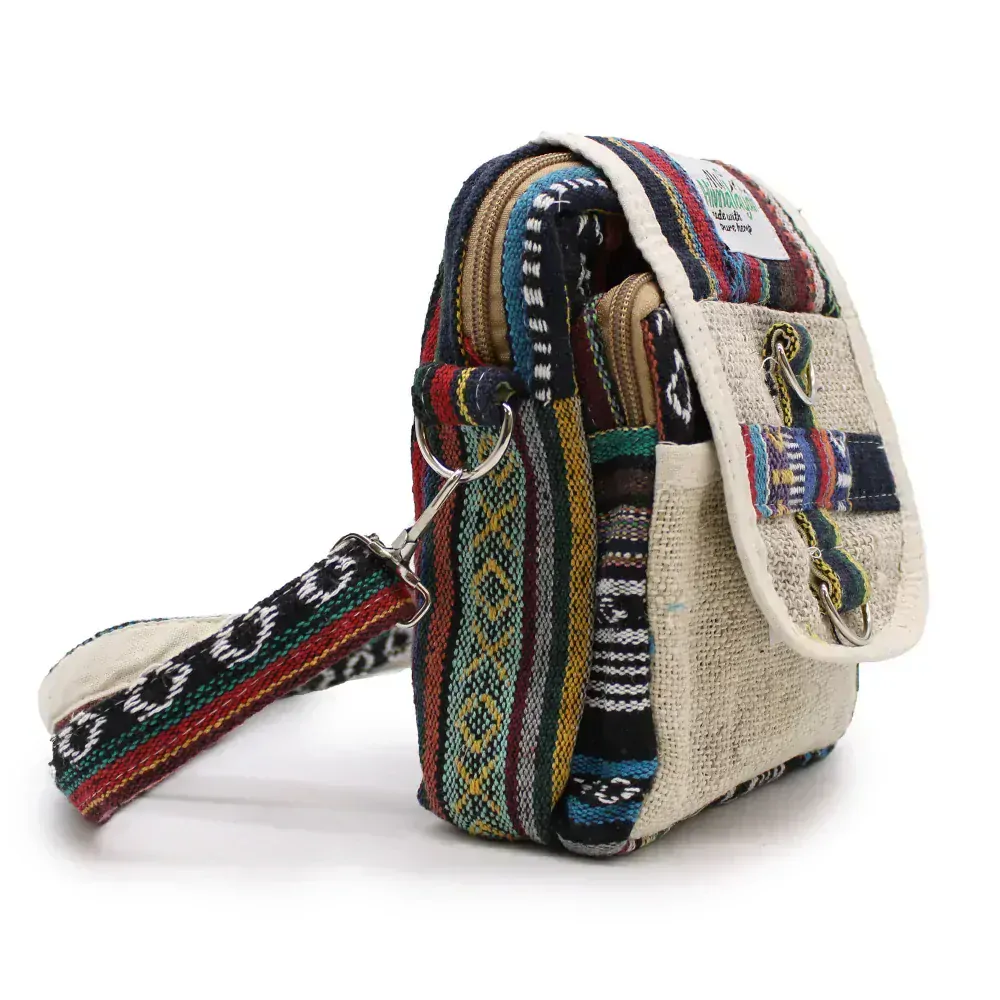 Konopná crossbody taška Himalayan - Jhari