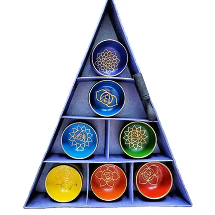 Čakrová pyramída Tibetské spievajúce misky