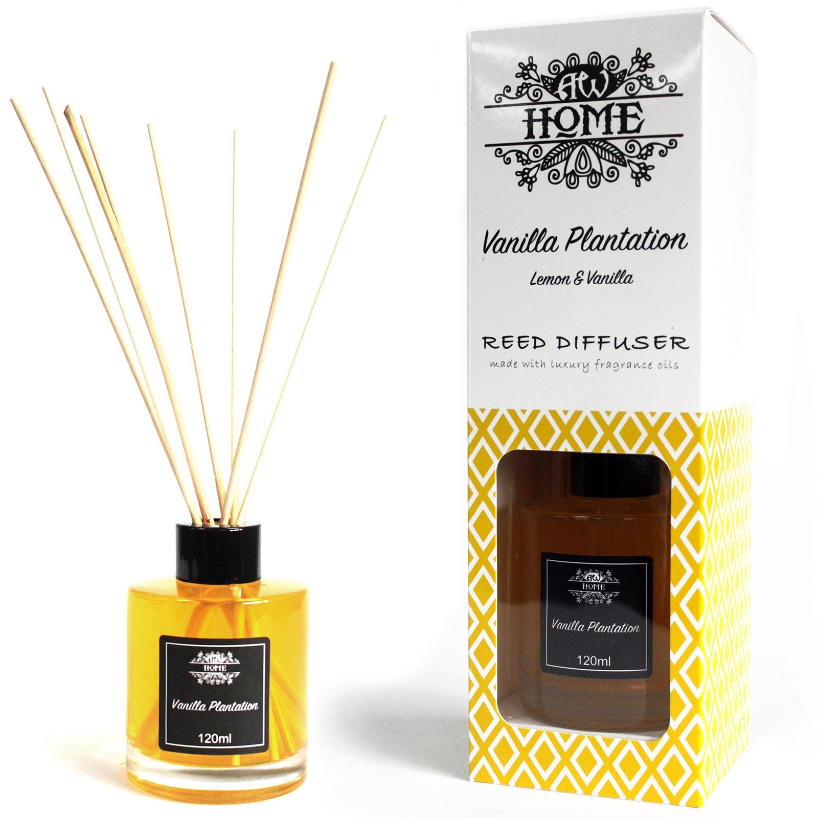 Vonný difuzér Citrón a vanilka 120 ml