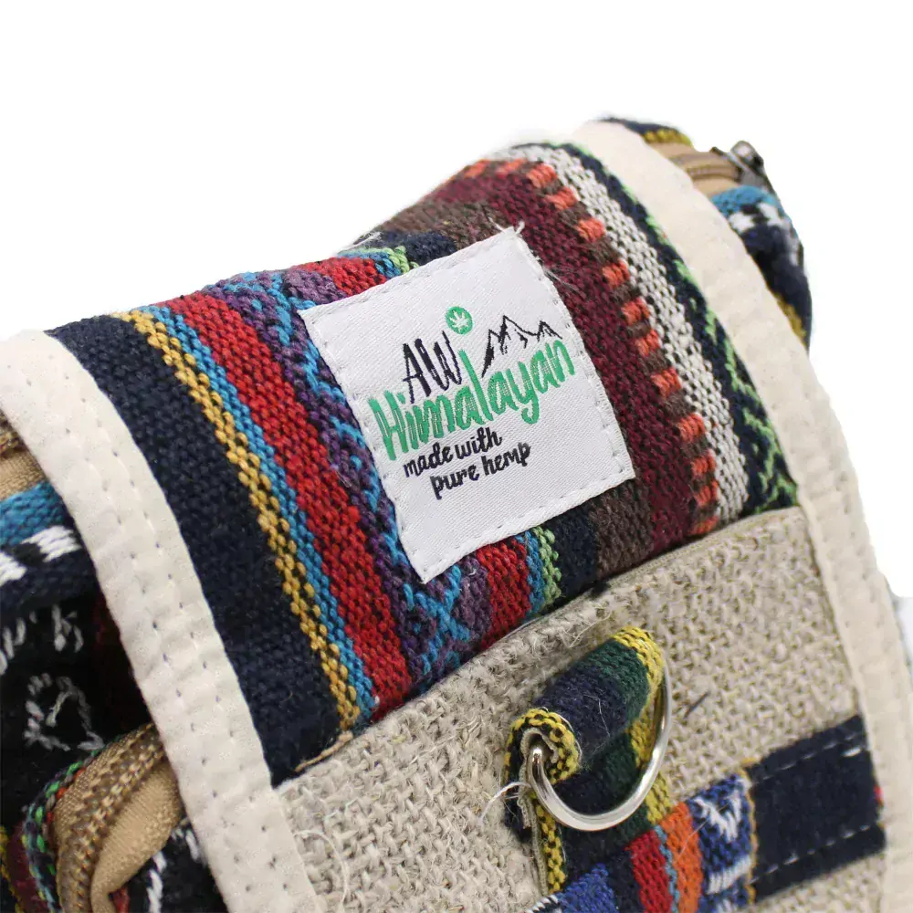 Konopná crossbody taška Himalayan - Jhari