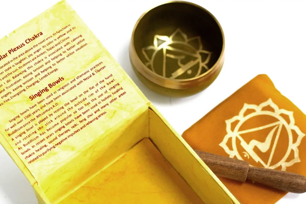 Tibetská spievajúca miska Čakra Solar Plexus
