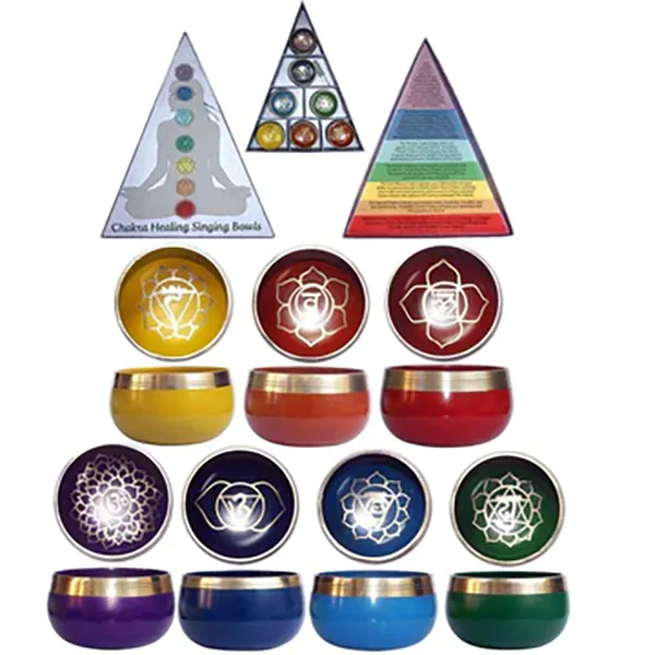 Čakrová pyramída Tibetské spievajúce misky