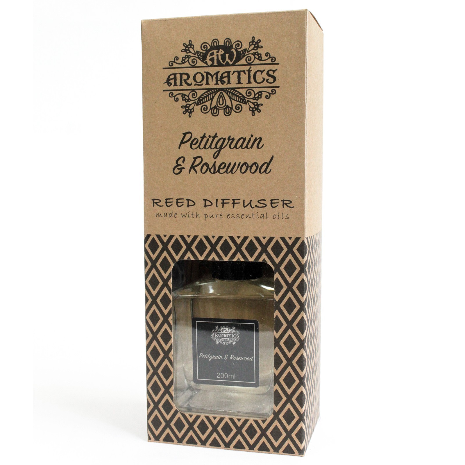 Vonný difuzér Petitgrain & Ružové Drevo 200 ml