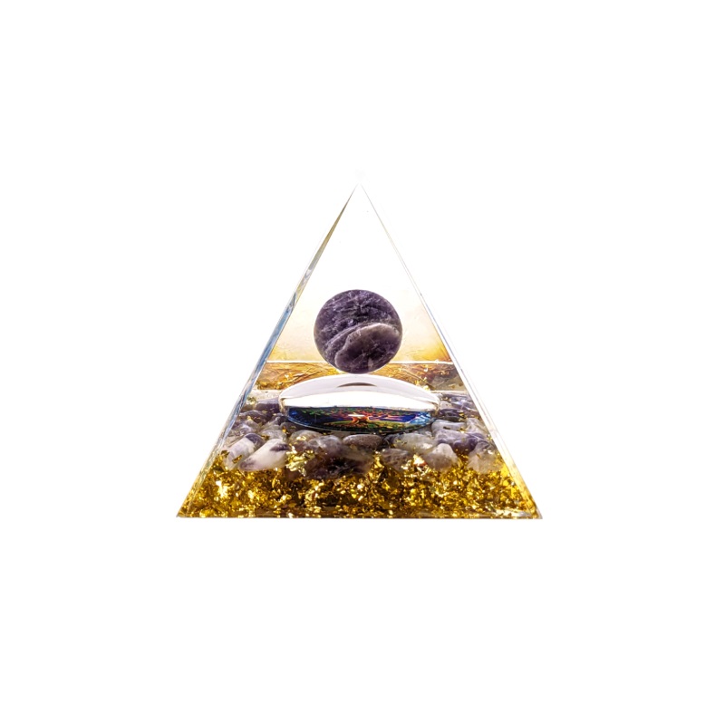 Orgonit Pyramída Ametyst Strom života