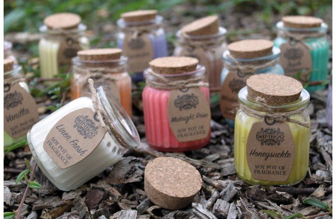 Sójová sviečka Jablko a škorica