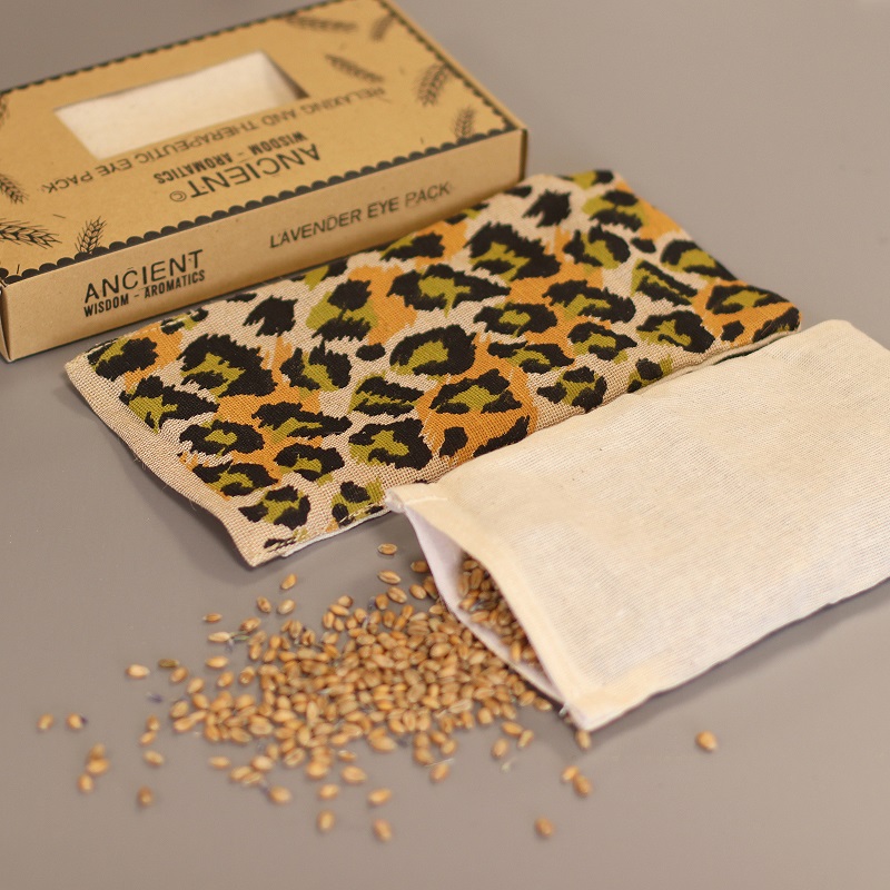 Relaxačný vankúš na oči Leopard