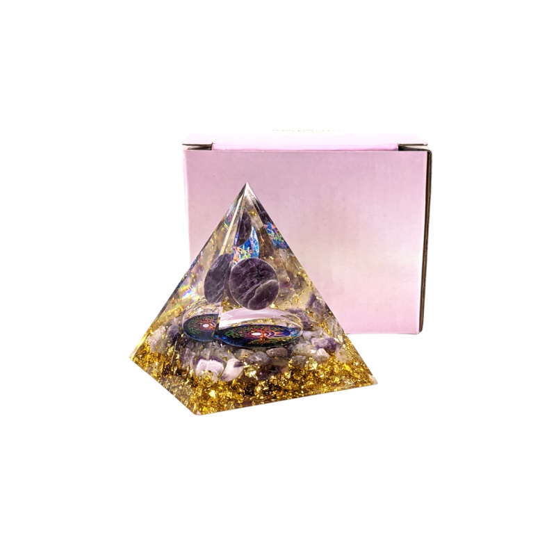 Orgonit Pyramída Ametyst Strom života