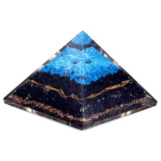 Orgonitová pyramída Tyrkys a Turmalín