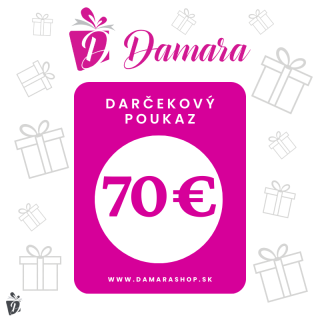Darčekový poukaz Damara na 70 €