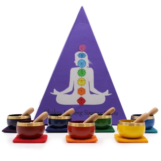 Čakrová pyramída Tibetské spievajúce misky