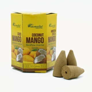 Vonné kužele Aromatika Tečúci dym Kokos a Mango
