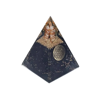 Orgonit Pyramída Turmalín - Kvet života
