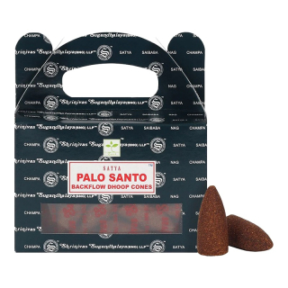 Vonné kužele Satya Tečúci dym Palo Santo